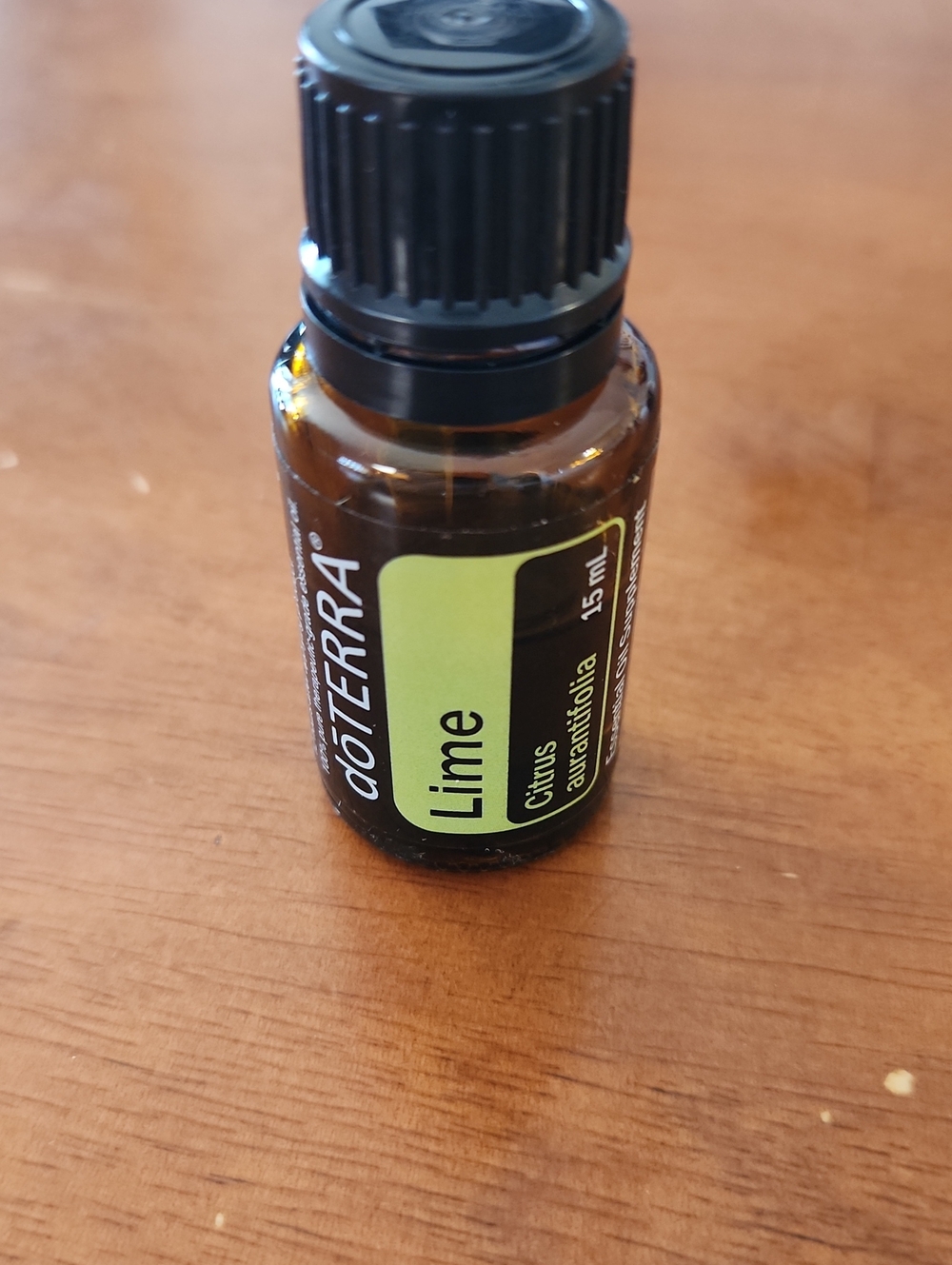 doTERRA Lime Essential Oil Supplement 15 Ml Half Used - Picture 1 of 8
